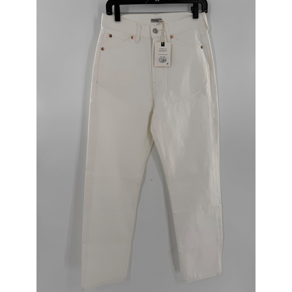 Knickerbocker K101 Jeans Mens 28x28 Natural White Straight Leg Denim Pants